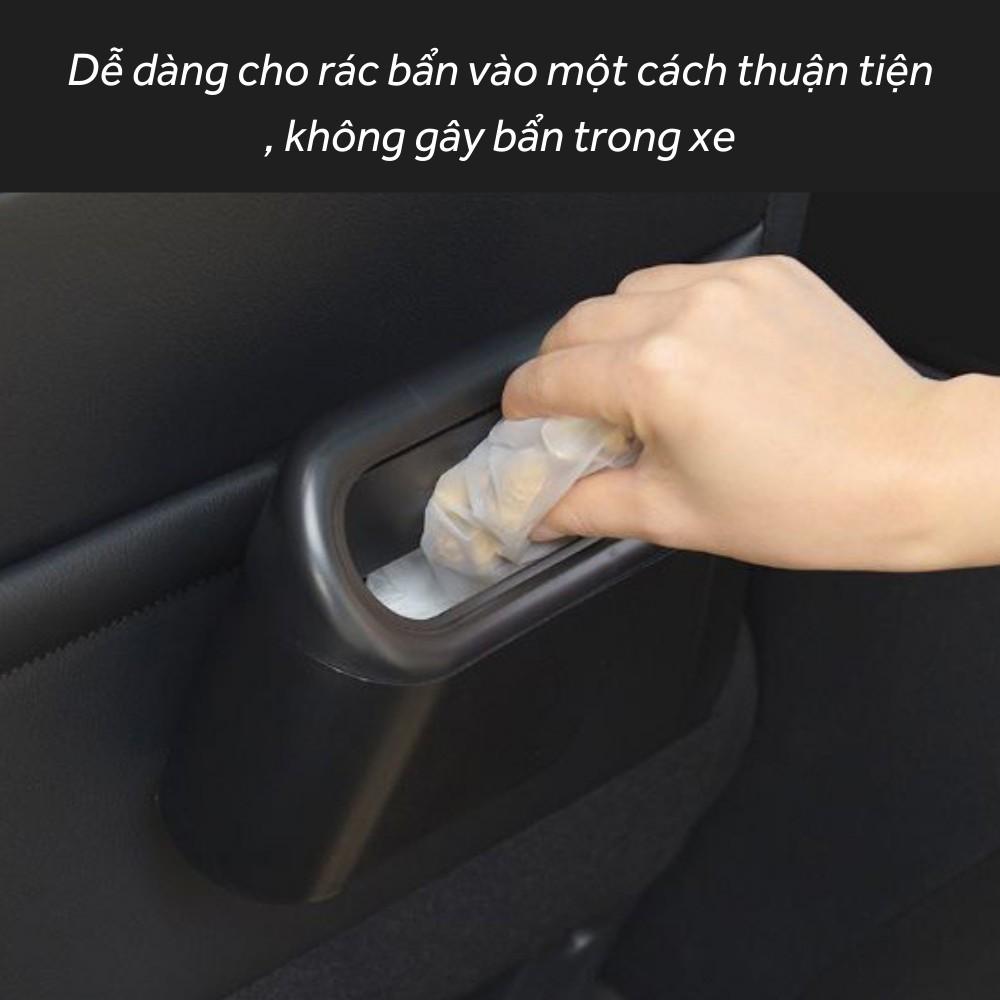 Thùng rác , Thùng rác mini ô tô , thùng đựng rác ô tô xe hơi nhỏ gọn đa năng gắn cửa xe sau ghế tiện dụng TIME HOME