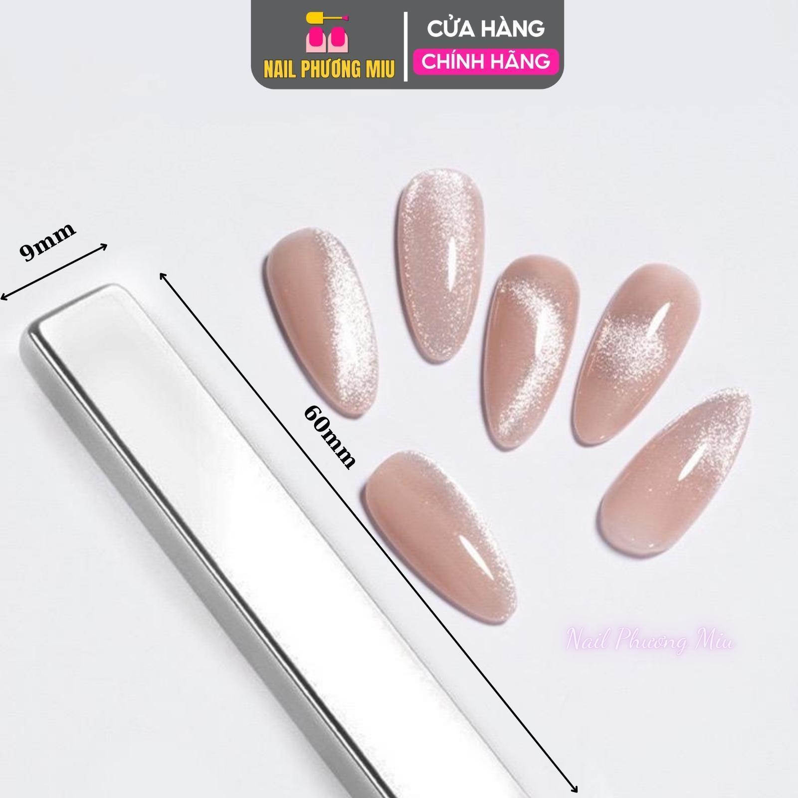 Combo Sơn Gel Mắt Mèo Ánh Trăng Kim Cương Milan Tặng Kèm Nam Châm Vuông To Siêu Từ Tính Đẩy Mắt Mèo nails Siêu Sáng