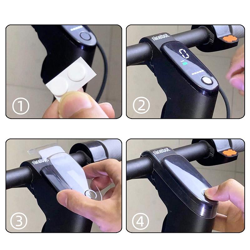 Trường hợp vỏ bảo vệ chống thấm nước cho NineBot F40 F30 F20 Màn hình màn hình màn hình màn hình Màn hình bảo vệ trong suốt Trường hợp trong suốt