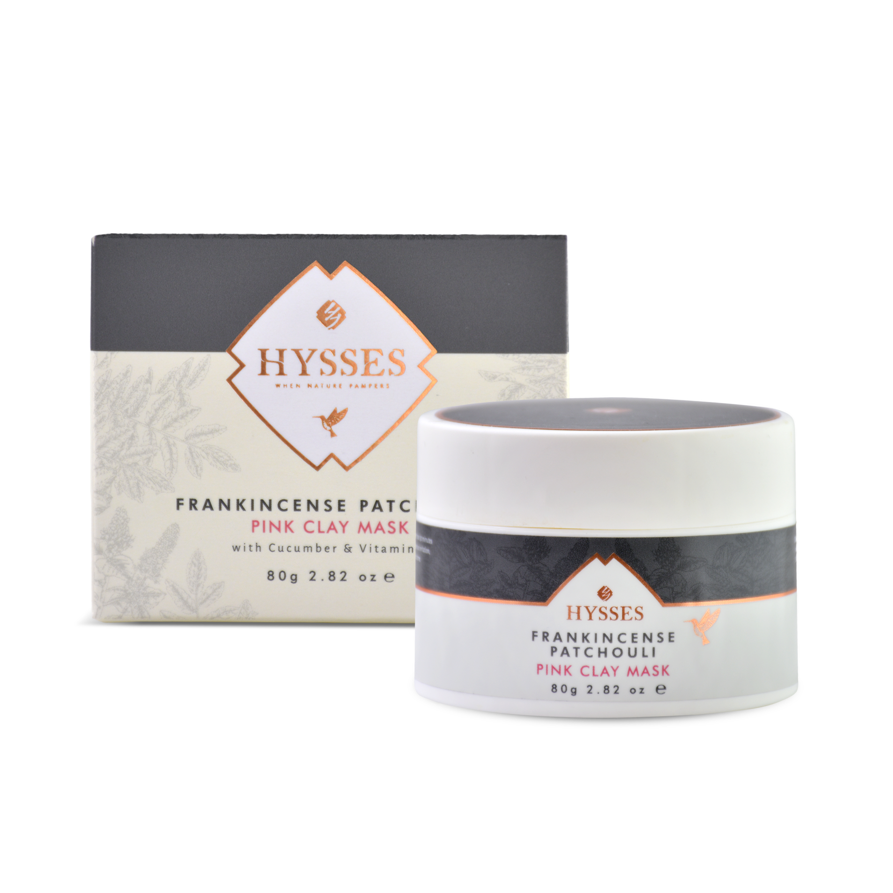 Mặt Nạ Đất Sét Hồng Hysses Pink Clay Chiết Xuất Quảng Hoắc Hương Hỗ Trợ Tình Trạng Viêm & Mụn, Ngăn Ngừa Lão Hóa, Dưỡng Ẩm Cho Da
