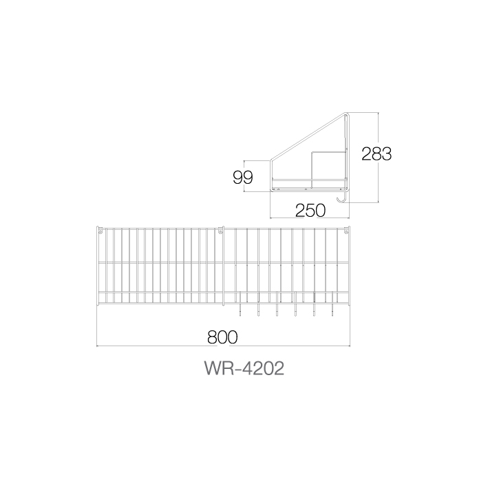 WR-4202 - kệ đựng chén, dĩa