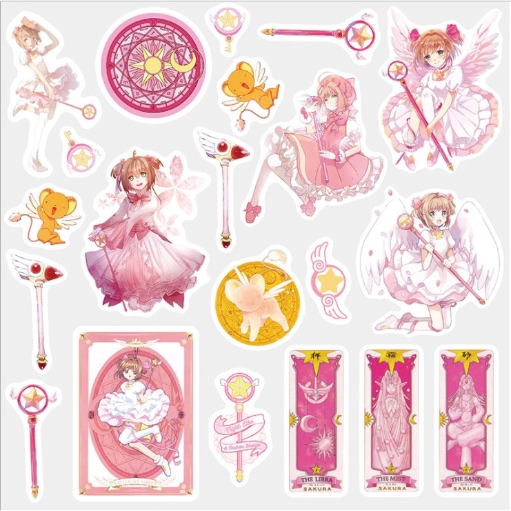 Bộ hình dán Sakura Thủ Lĩnh Thẻ Bài mẫu 1