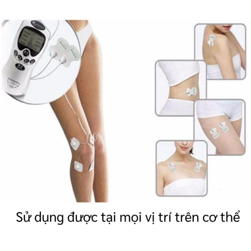 Bộ 4 Miếng Dán Rời Dùng Cho Tất Cả Dòng Máy Trị Liệu Xung Điện Tái Sử Dụng Được Nhiều Lần