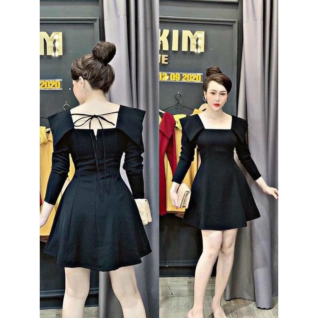 ĐẦM THUN CỔ VUÔNG BIGSIZE 58-89KG