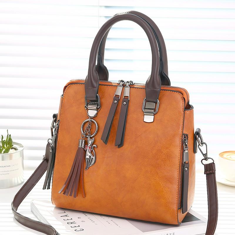 Follow shop săn deal Túi xách nữ phối da 2 lớp cao cấp