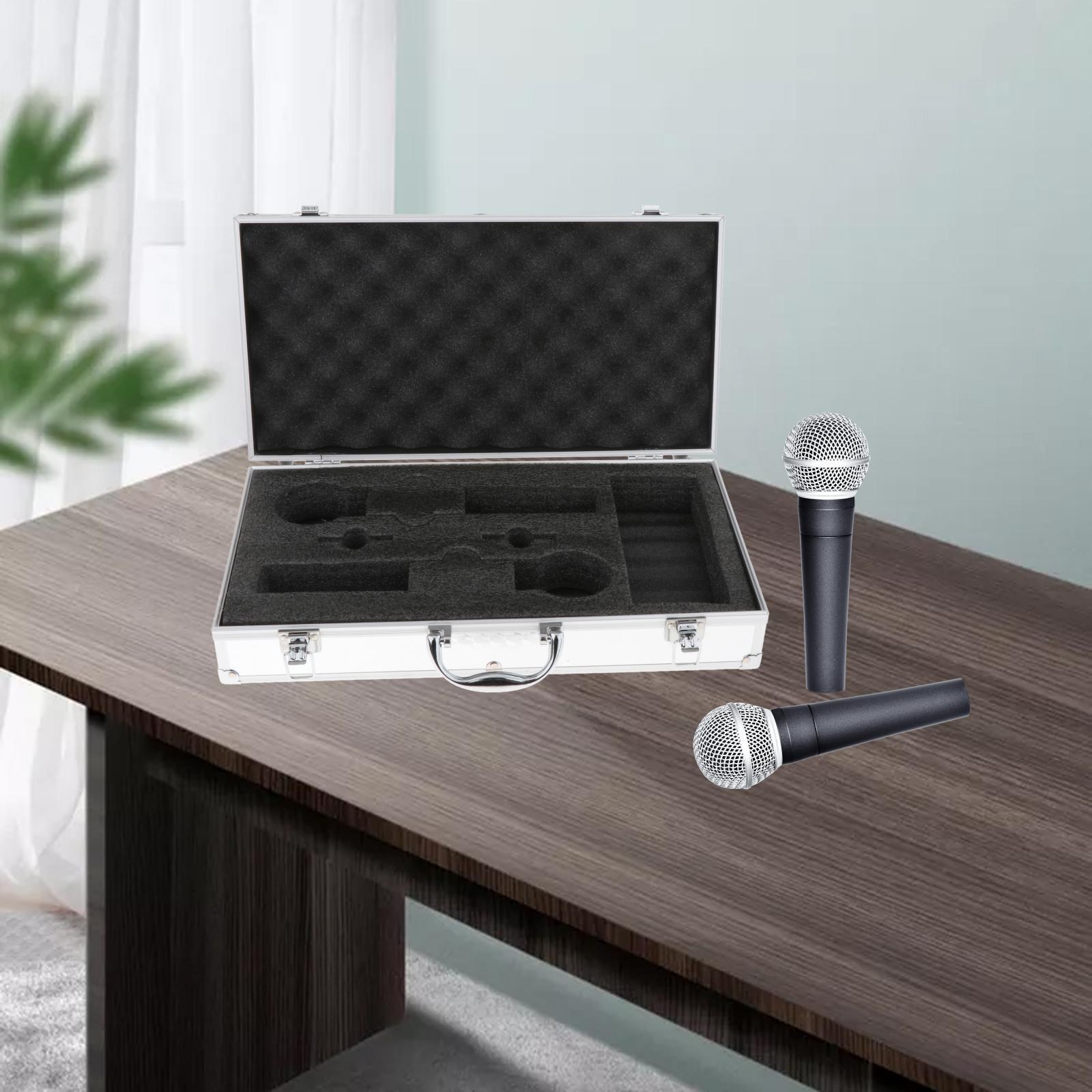 Microphone Case Mic Case Hard for Live Broadcast Control Room Singing