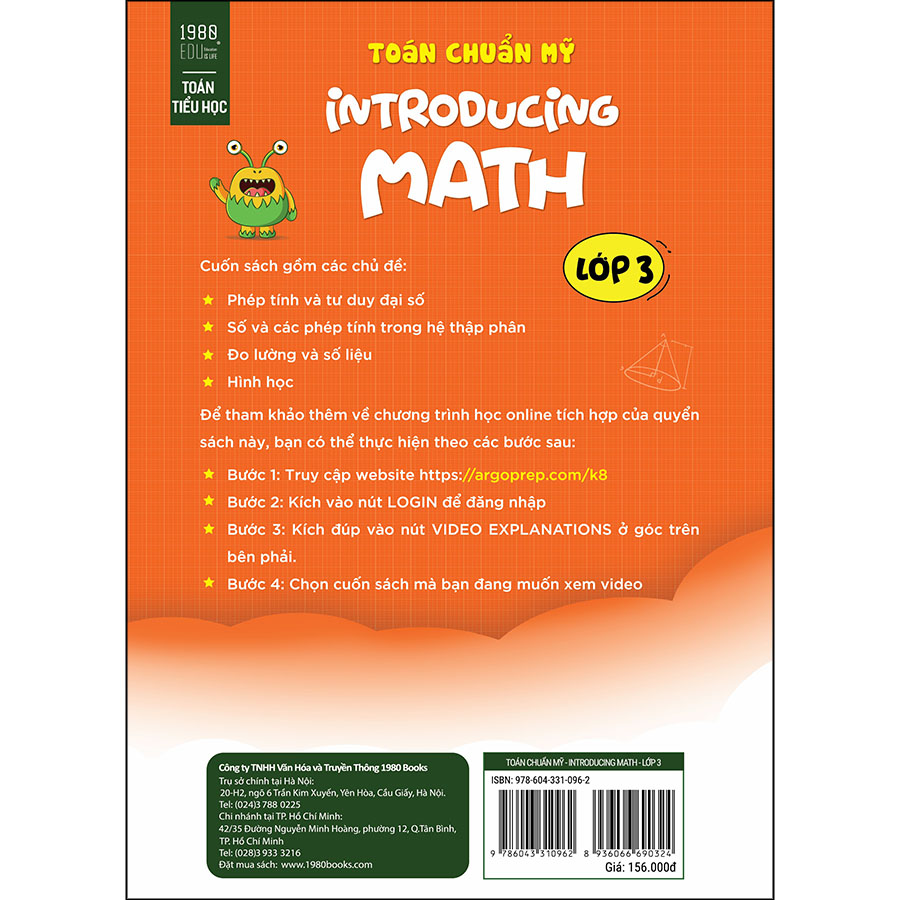 Toán Chuẩn Mỹ - Introducing Math  - Lớp 3