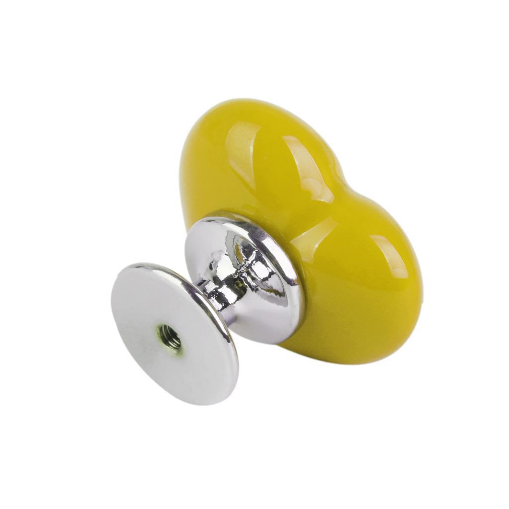 Ceramic Door Drawer Bin Handle Pull Knob Hardware