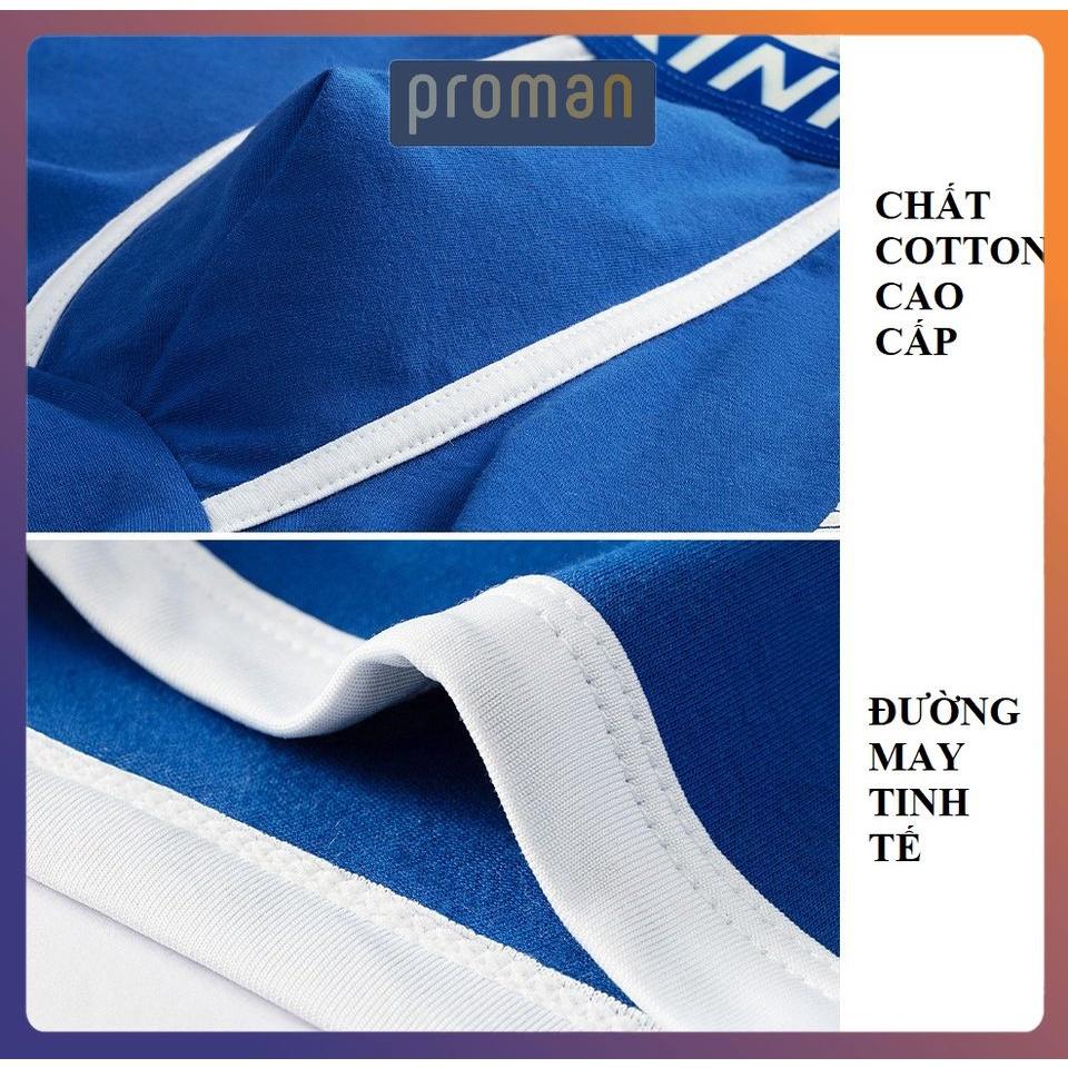 Quần lót nam boxer cao cấp Cotton, Quần sịp nam cotton boxer BINKIN co giãn 4 chiều hàng xuất khẩu SD09 SL02 - PROMAN