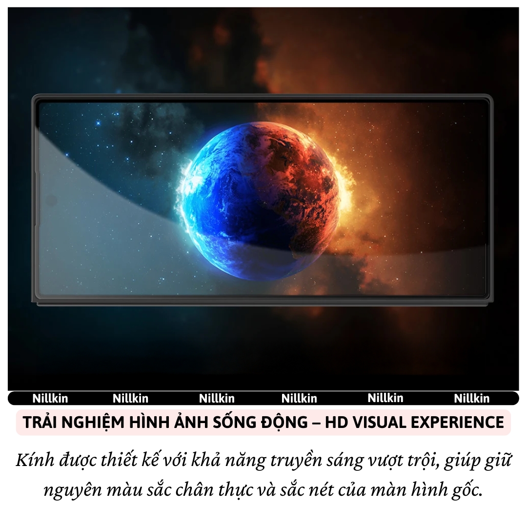 Miếng dán kính cường lực màn hình chống vỡ cạnh cho Samsung Galaxy Fold 6 / Fold 7 5G hiệu Nillkin CP+ Pro - Phủ Nano, vát cạnh 2.5D, mỏng 0.33mm, Chống Lóa, Hạn Chế Vân Tay - Hàng nhập khẩu