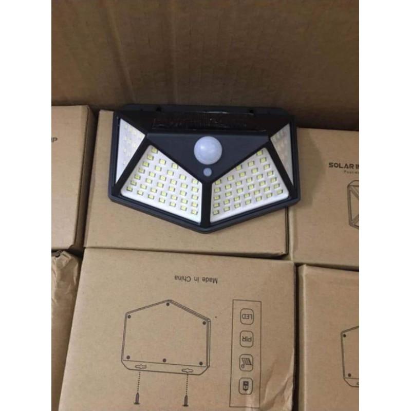 Đèn năng lượng cảm biến mặt trời 100 led