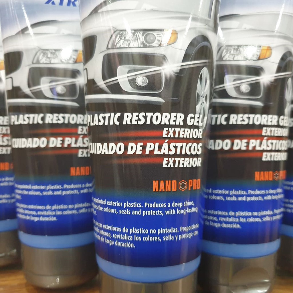Tuýp Gel Xtreme Bảo Vệ Bề Mặt Nhựa Sần Ngoài Xe SONAX XTREME PlasticRestore Gel 210141 (250 ml)