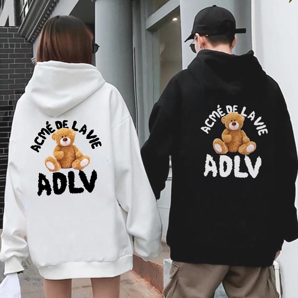 Áo Hoodie Unisex ADLV Áo nỉ có mũ form rộng nam nữ vải Nỉ Bông Adam Levine