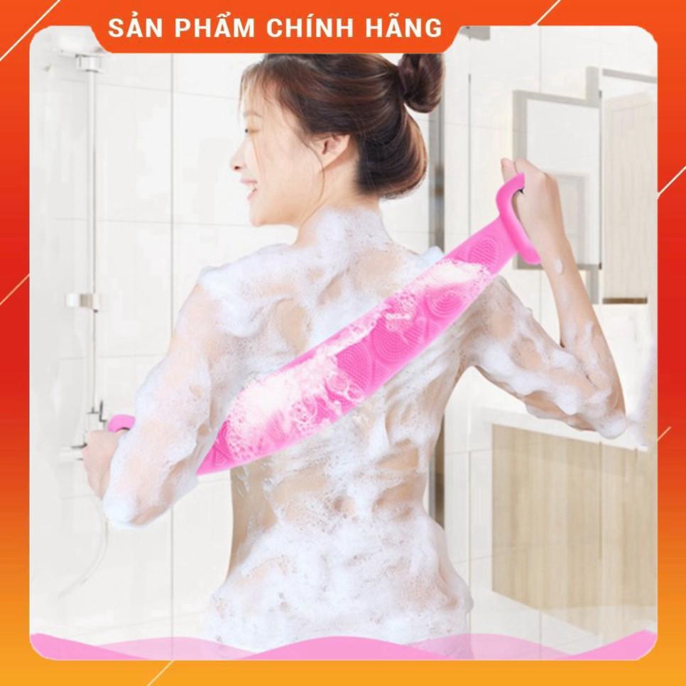 Dây chà kỳ cọ masssage gãi ngứa làm sạch da chết ở lưng đa năng hai mặt silicon |