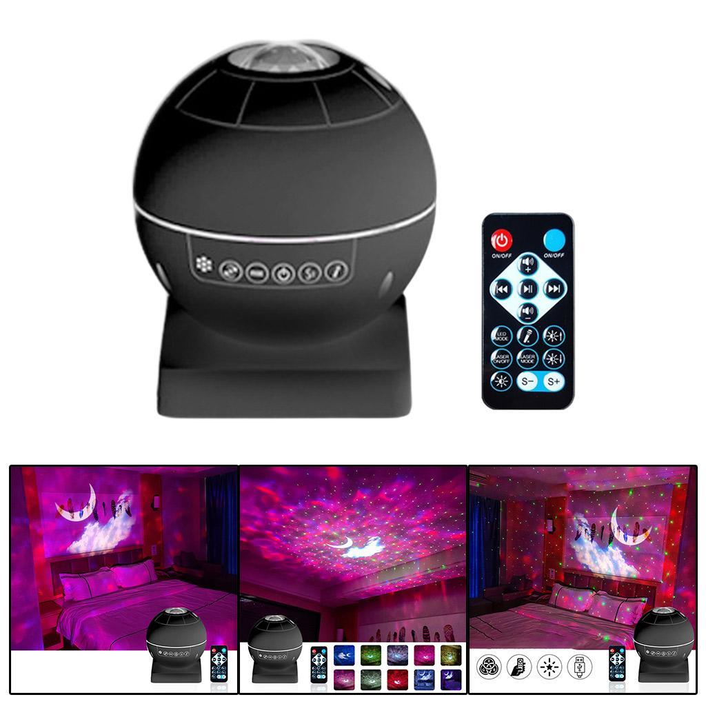 Galaxy Projector Night Light for Bedroom/Party/Home Decor for Kids Black