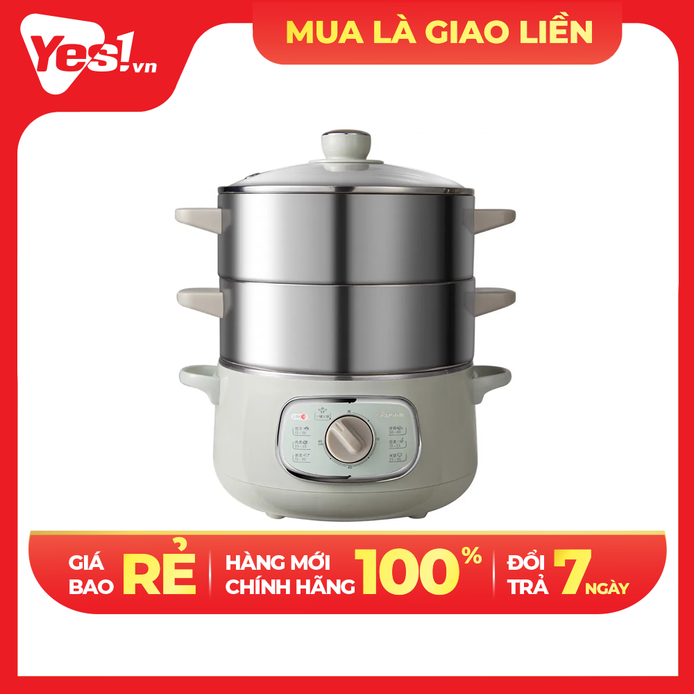 Nồi Hấp và Nấu Lẩu Điện Đa Năng 10L Bear DZG-D80G5 - Hàng Chính Hãng