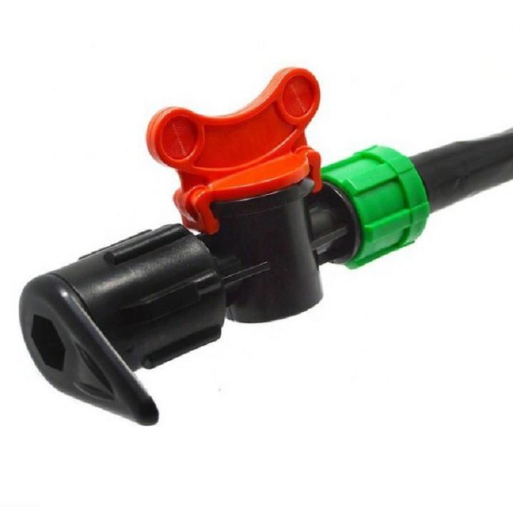 10 Van khóa khởi thủy nhỏ giọt 16mm dùng cho dây chính mềm