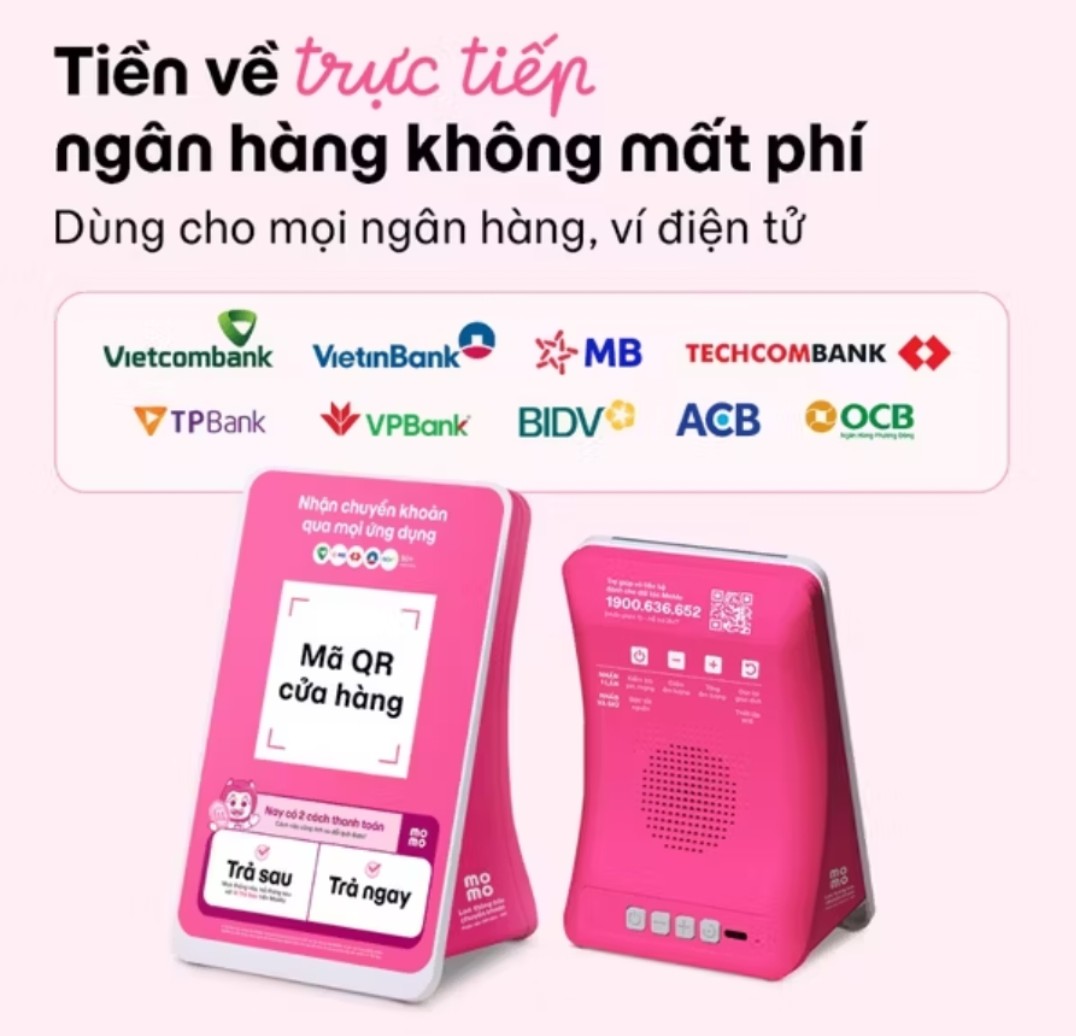 1 LOA THÔNG BÁO CHUYỂN KHOẢN MOMO NGÂN HÀNG KHÔNG MẤT PHÍ