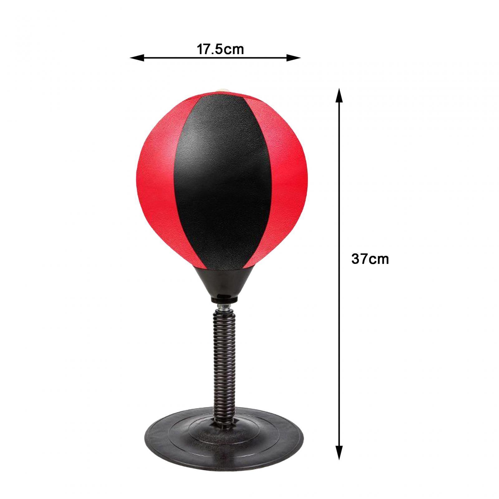 Desktop Punch Bag,Speed Punching Ball with Pump Adult Sport Boxing Training Desktop Punch Free Standing Boxing Suction Base Spring