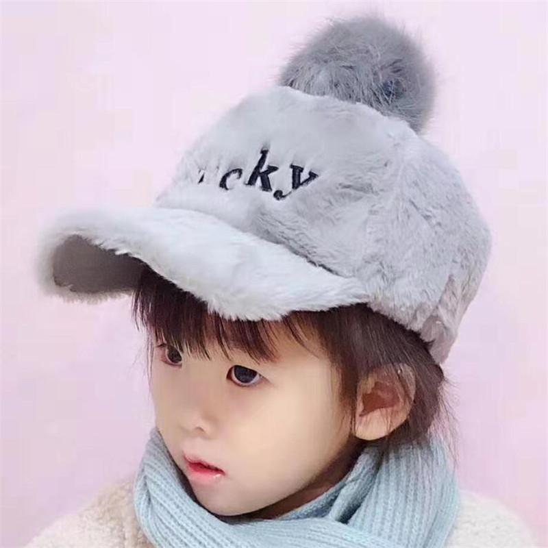 Thời Trang Cho Bé Nón May Mắn In Thu Đông Bé Bóng Chày Nón Cho Bé Gái Bé Trai Sang Trọng Trẻ Em Nón Mũ Phù Hợp Với 1 đến 5 Năm