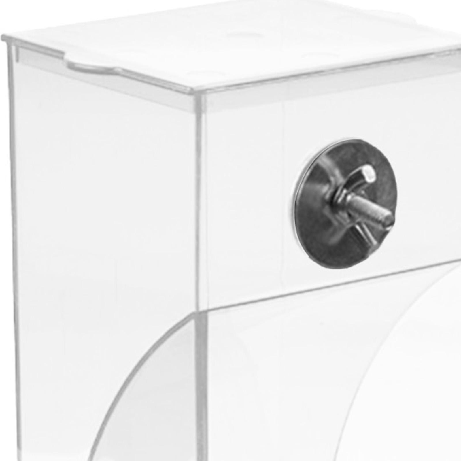 Seed Feeding Automatic Container Box Parrot Feeder Pet Bird Cage Food Feeder