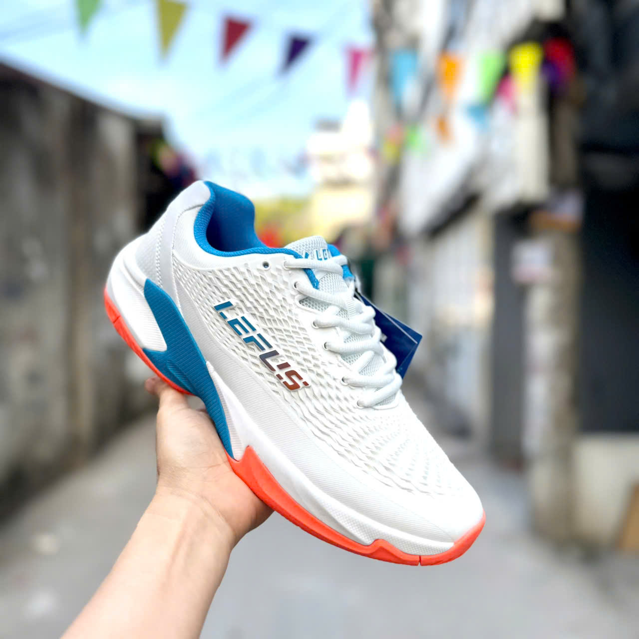 [Size 36-44] Giày càu lông, bóng chuyền Nam/Nữ Lefus L033 - đế kếp, da PU cày mọi mặt sân rất bền