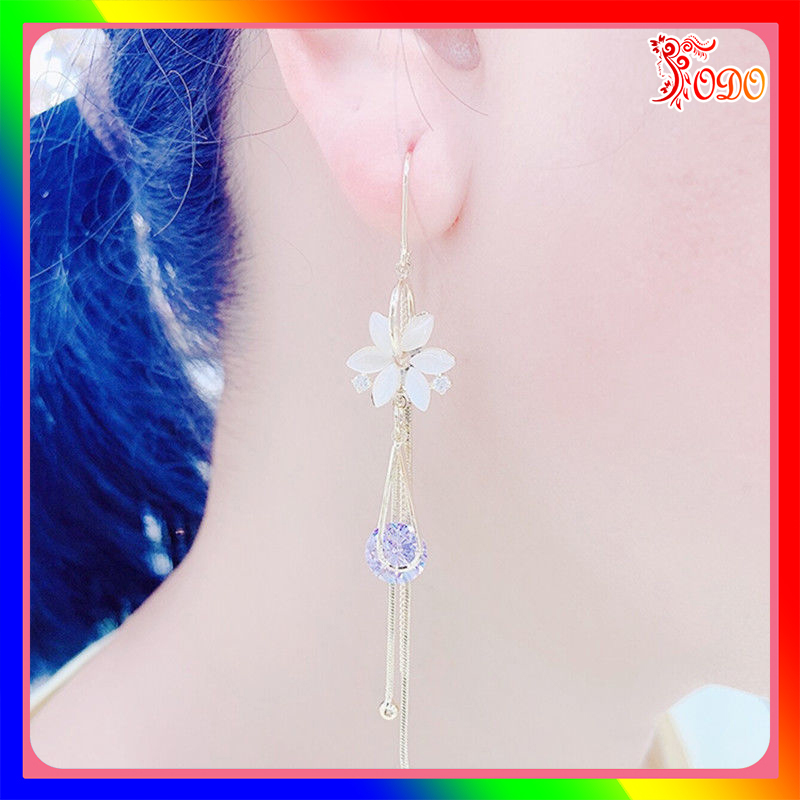 Bông tai kiểu xuân hè đơn giản thu đông đính đá trẻ trung cá tính TG326 dã ngoại sành điệu - [Thời Trang ToDo