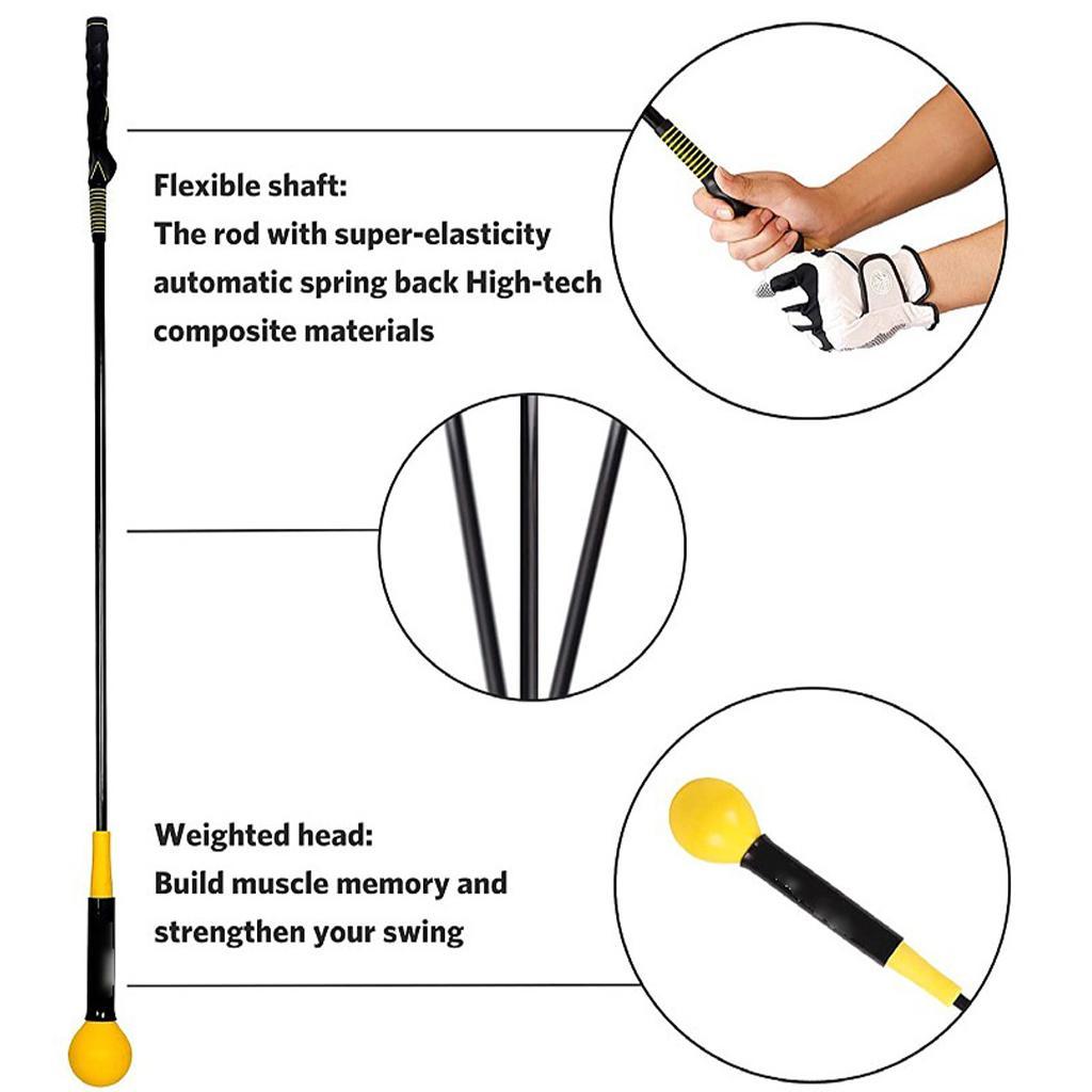 Leipupa Golf Swing Trainer Aid - Power  Swing Training Aid for Strength