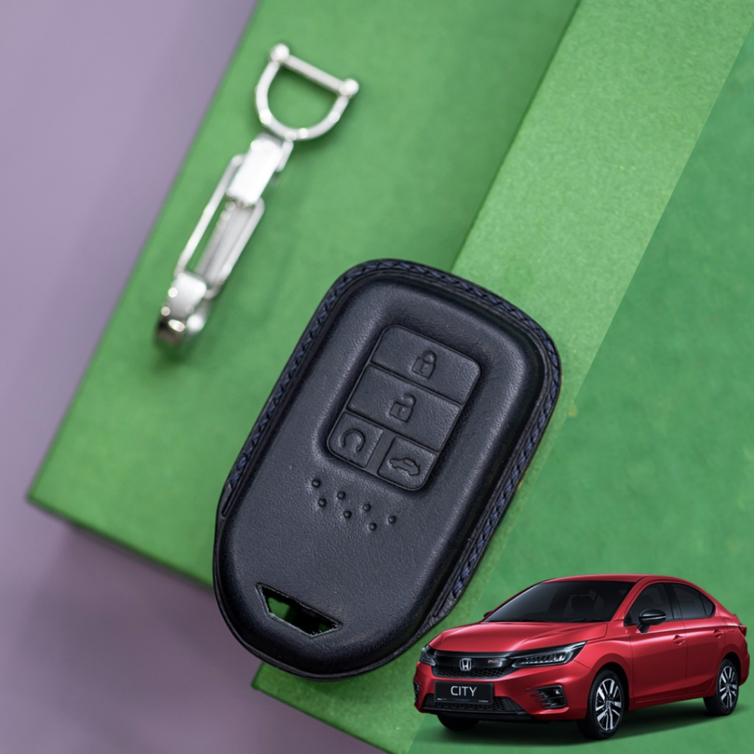 Bao Da Chìa Khóa ô tô HONDA CITY | Bọc chìa khóa ô tô da thật khâu tay