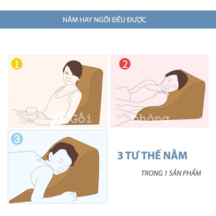 Gối Tựa Lưng Nằm-Ngồi Trên Giường (Rất Tốt Cho Người Bệnh)