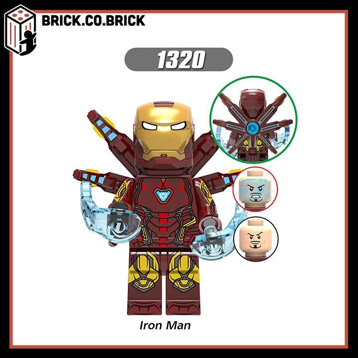 Nhân vât Xếp hình Lắp ráp minifig Siêu anh hùng trong Hawkeye Tony Stark End Game minifig X0265 - X-1320