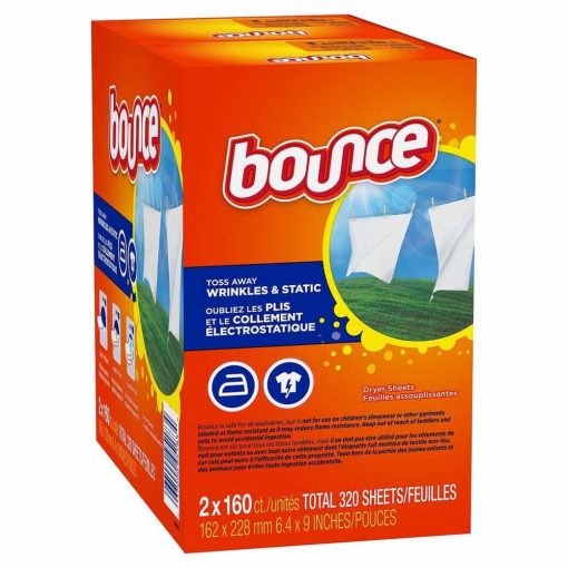 Giấy thơm và làm mềm Vải Bounce Outdoor Fresh 160 tờ X 2 hộp  - Canada