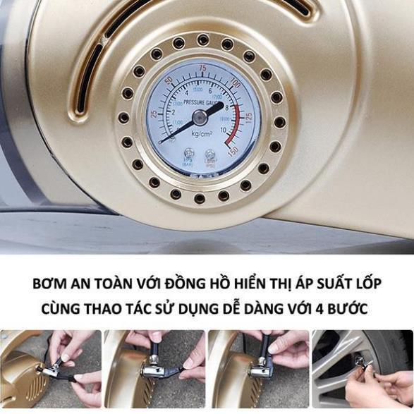 Máy Hút Bụi Cầm Tay, Máy Hút Bụi, Bơm Lốp Ô Tô 4in1 Linh Hoạt Làm Sạch Nhiều Ngóc Ngách, Vừa Bơm Lốp Ô Tô