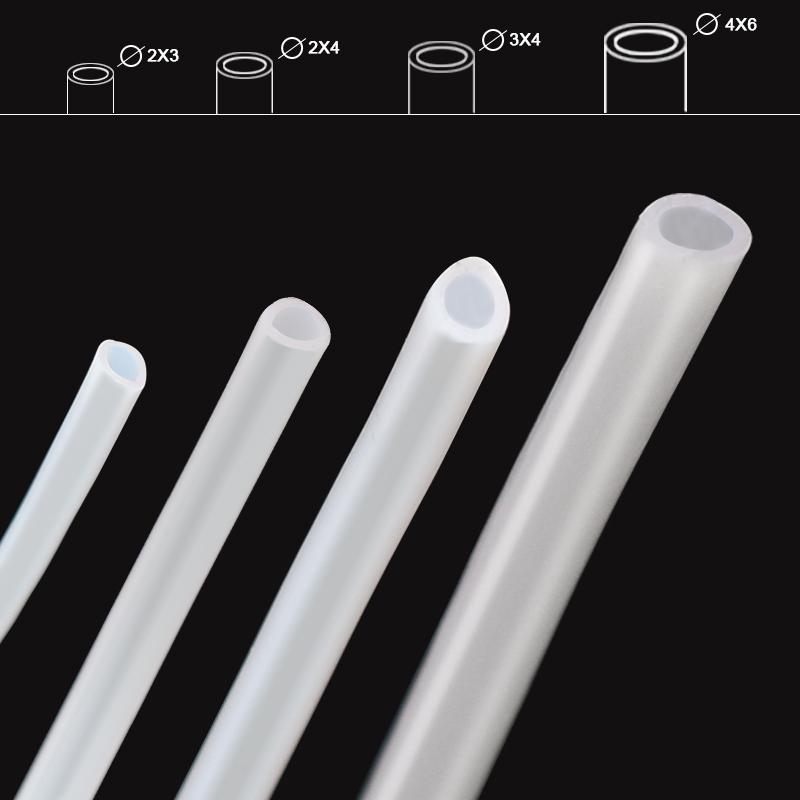PTFE Ống Teflonto Bowden đùnRepRap Rostock V5 V6 J-head Hotend 1.75/3.0mm Dây Tóc ID 2mm 3mm 4mm Ống 3d Máy In Các Bộ Phận