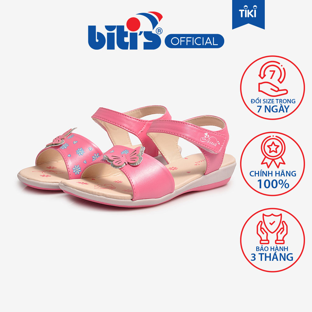 Sandal Si - TPR Bé Gái DTG076800HOG (Hồng)