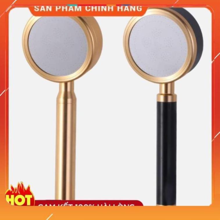 Bộ vòi sen tăng áp 300% bằng hợp kim nhôm chống oxi hóa , chống rỉ sét màu vàng đen sang trọng 206779