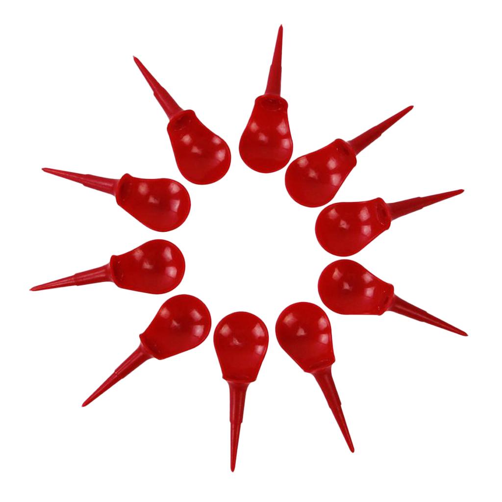 3x10 Pieces Plastic Novelty Anti-Slice Golf Tees Chair Tees Divot Tools Red