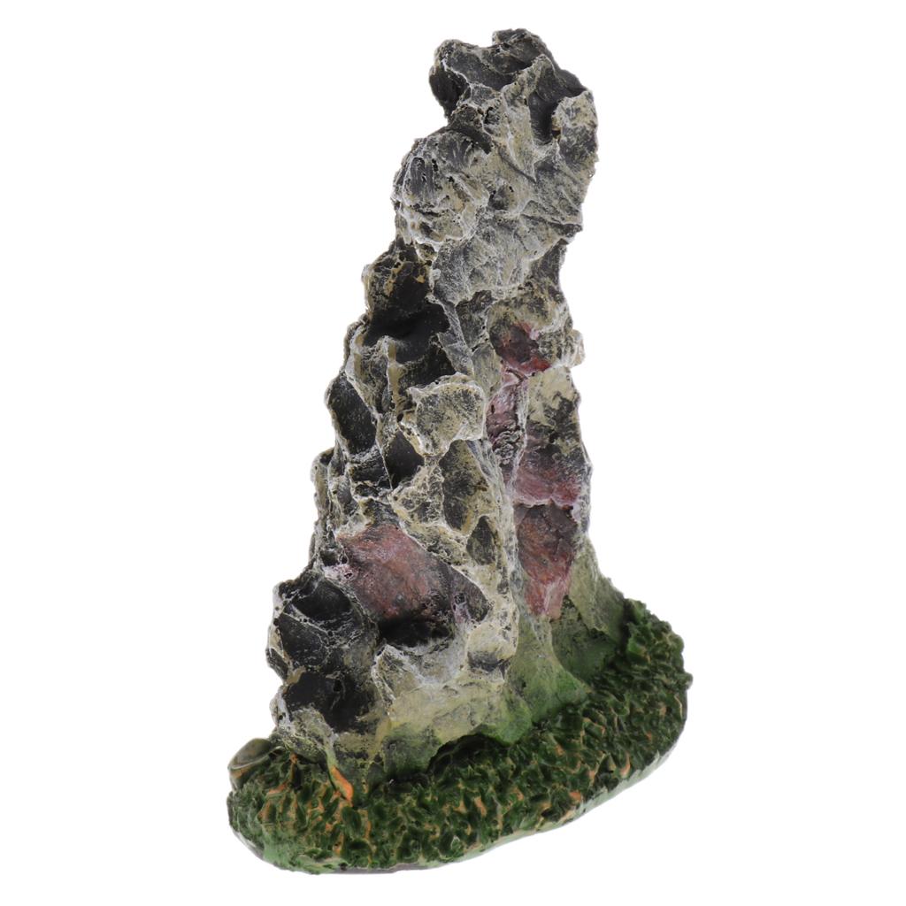 Resin Artificial Mountain Ornament Aquarium Fish Tank Landscape Decoration