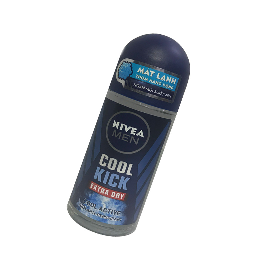 Lăn khử mùi Nivea Men Cool Kich Extra Dry- Cool Active -Mẫu Mới 50ml