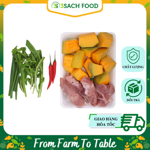 Canh Bí Đỏ Xương Heo 3S