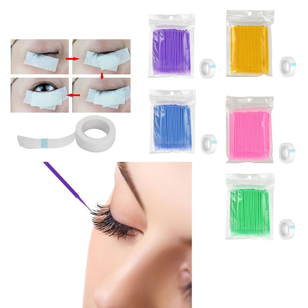 100 x Disposable Make up Kits Eyelash Brush Eyelash Brush Wands Applicator