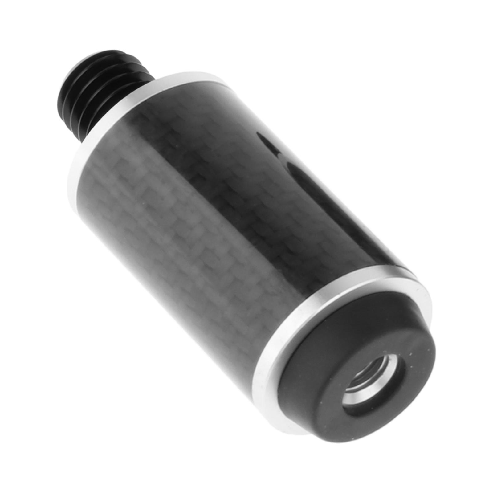 Billiards Pool Cue Extension Cue End Lengthener Billiards Accessories Attachment with Back Cap for Games Beginners Billiard Cues Practice