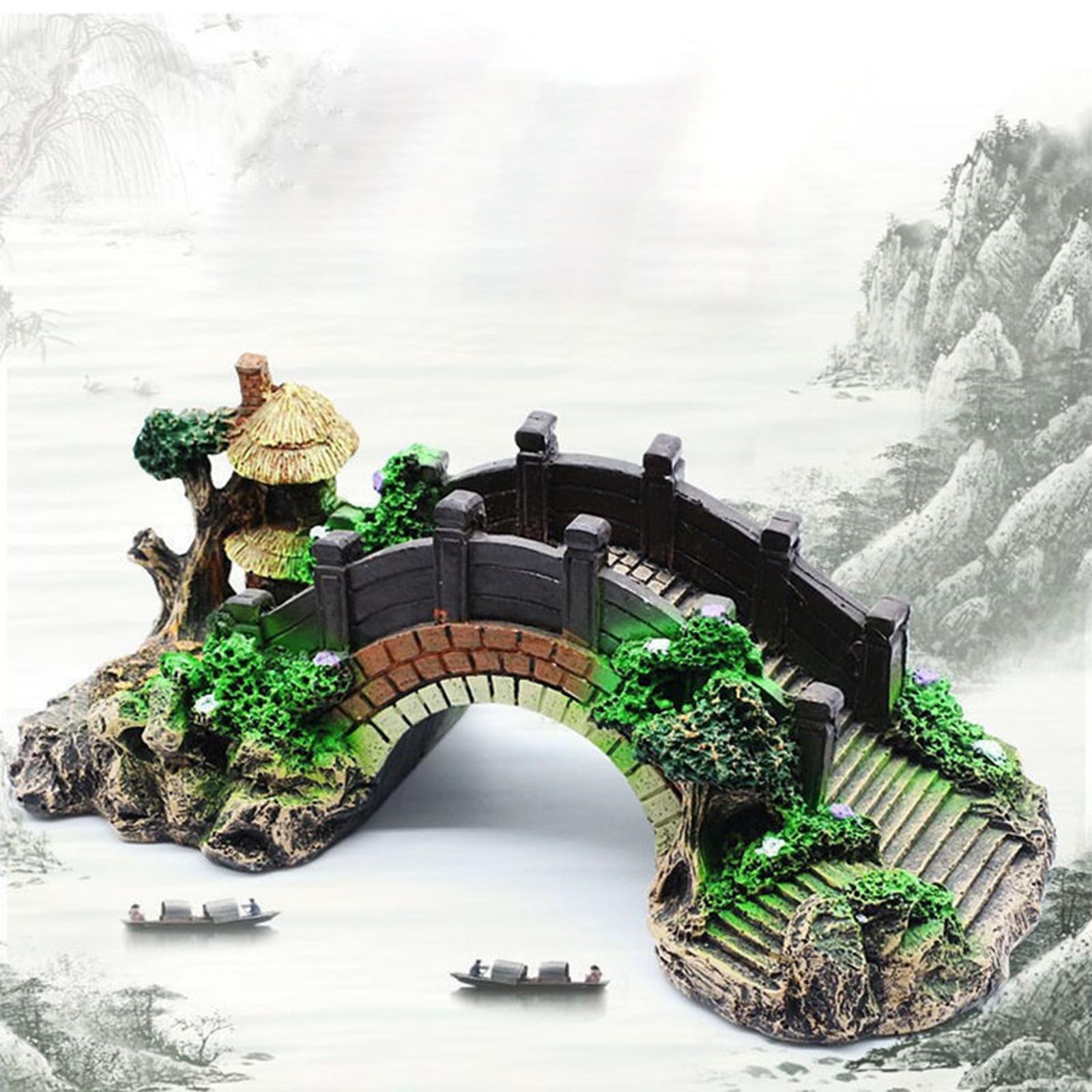 Aquarium Fish Tank Decoration Landscape Figurine for Fish Tank Desktop Decor