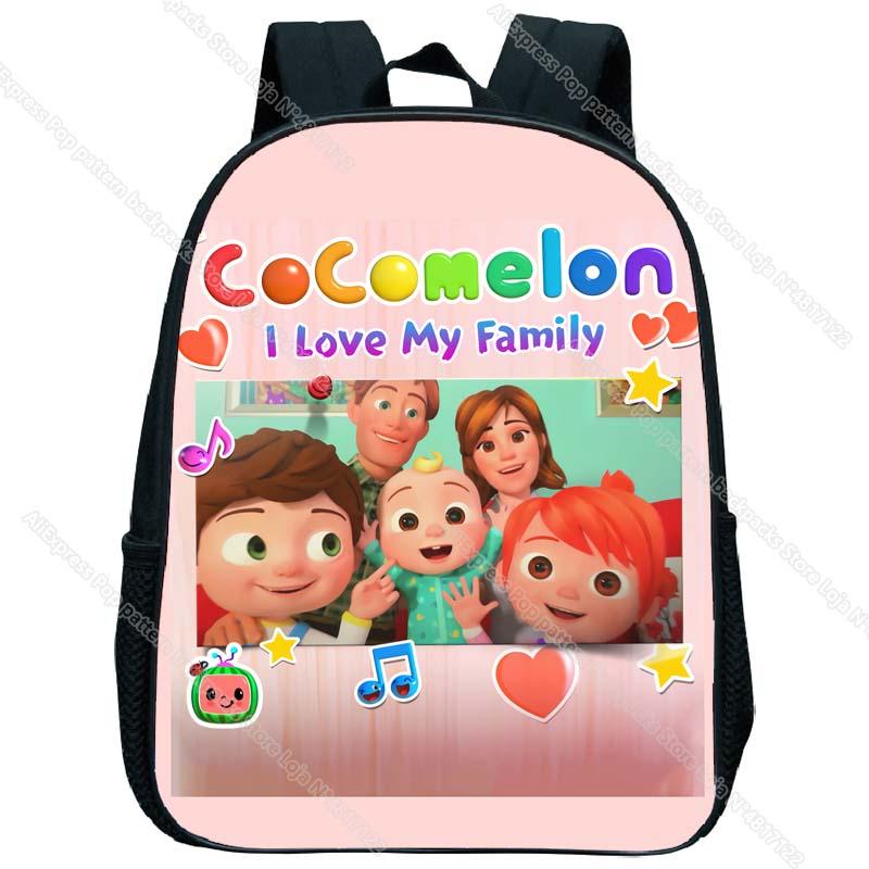 Trẻ Em Cocomelon Mẫu Giáo Ba Lô Cho Bé Hình Hoạt Hình Anime Có Túi Em Mini Ba Lô Mochila Dành Tặng Túi Sách