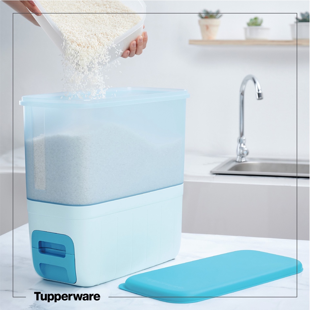 Thùng Gạo Rice Dispenser 10kg Chất Nhựa Cao Cấp Thiết Kế Nhỏ Gọn Phù Hợp Không Gian Bếp