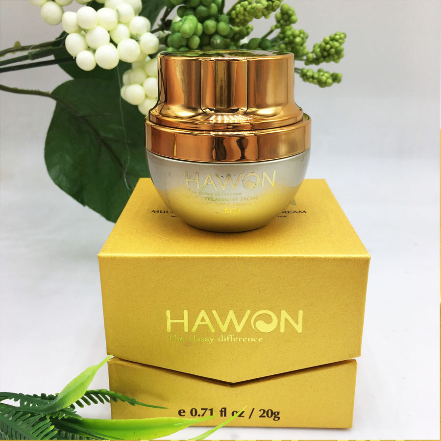 Kem Face Đa Năng 20g &amp; Tinh Chất Serum Đa Năng 10ml Hawon Gold