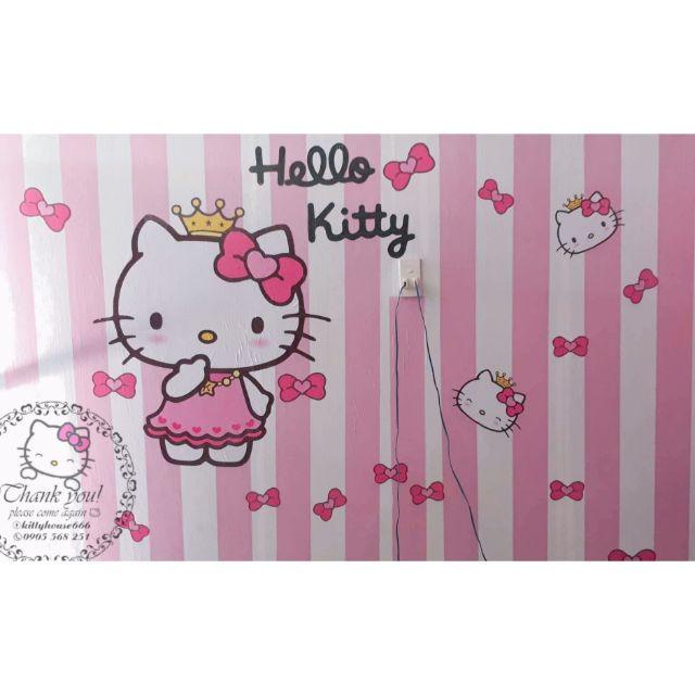 DECAL DÁN HÌNH HELLO KITTY