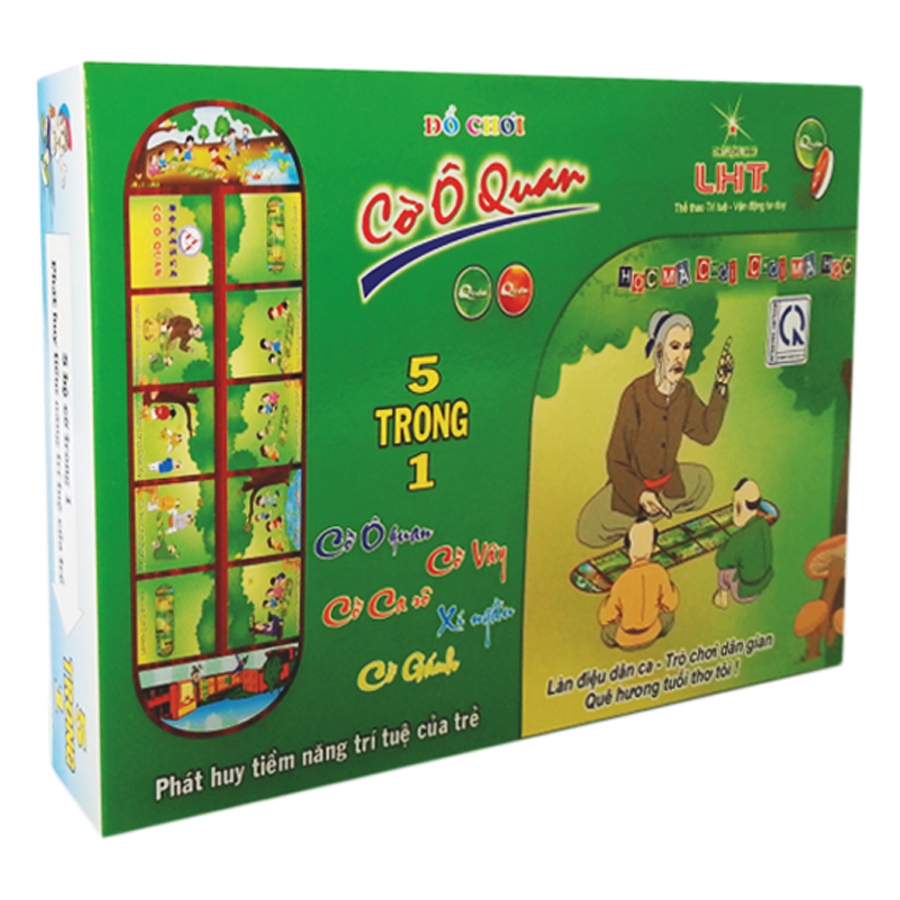 Cờ Ô Quan Hộp Giấy Nhỏ 5in1 LHT HOQHGN5T1