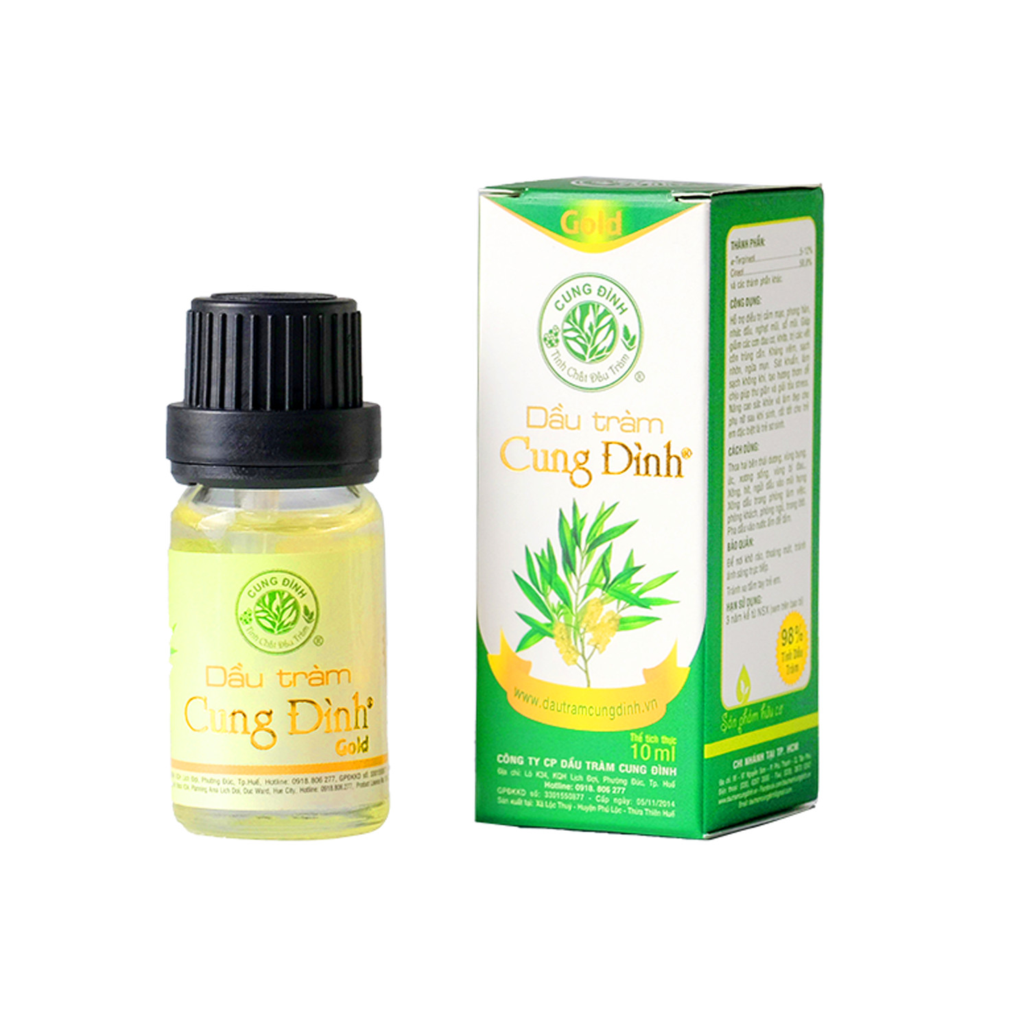 DẦU TRÀM GIÓ DẦU TRÀM CUNG ĐÌNH GOLD