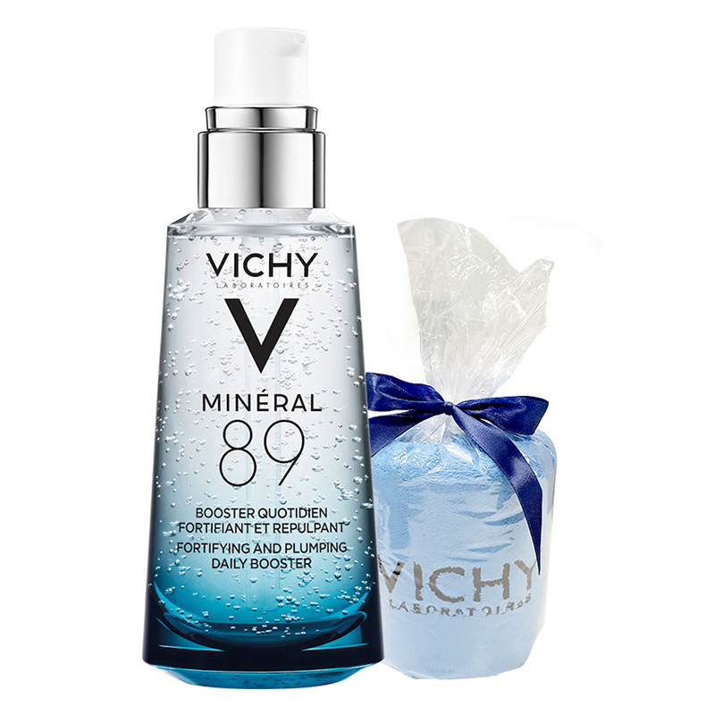 Bộ Dưỡng Chất Khoáng Cô Đặc Phục Hồi Và Nuôi Dưỡng Da Vichy Mineral 89 + Tặng Khăn Tắm Vichy - VVN00223